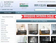 Tablet Screenshot of bathroomsuppliesonline.com